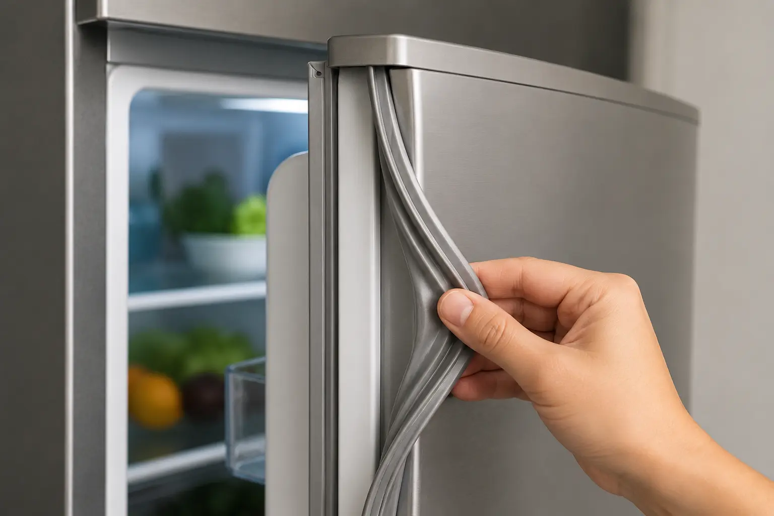 Refrigerator door not closing gasket repair Sarasota