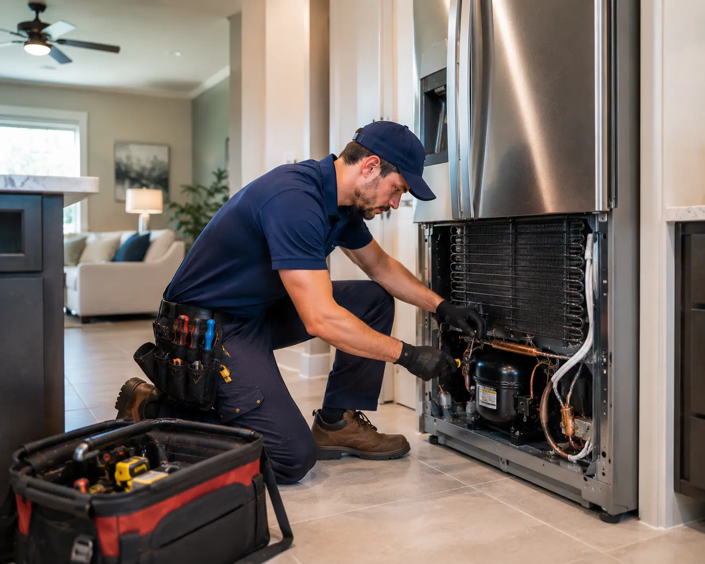 Appliance repair technician working in Bee Ridge Sarasota
