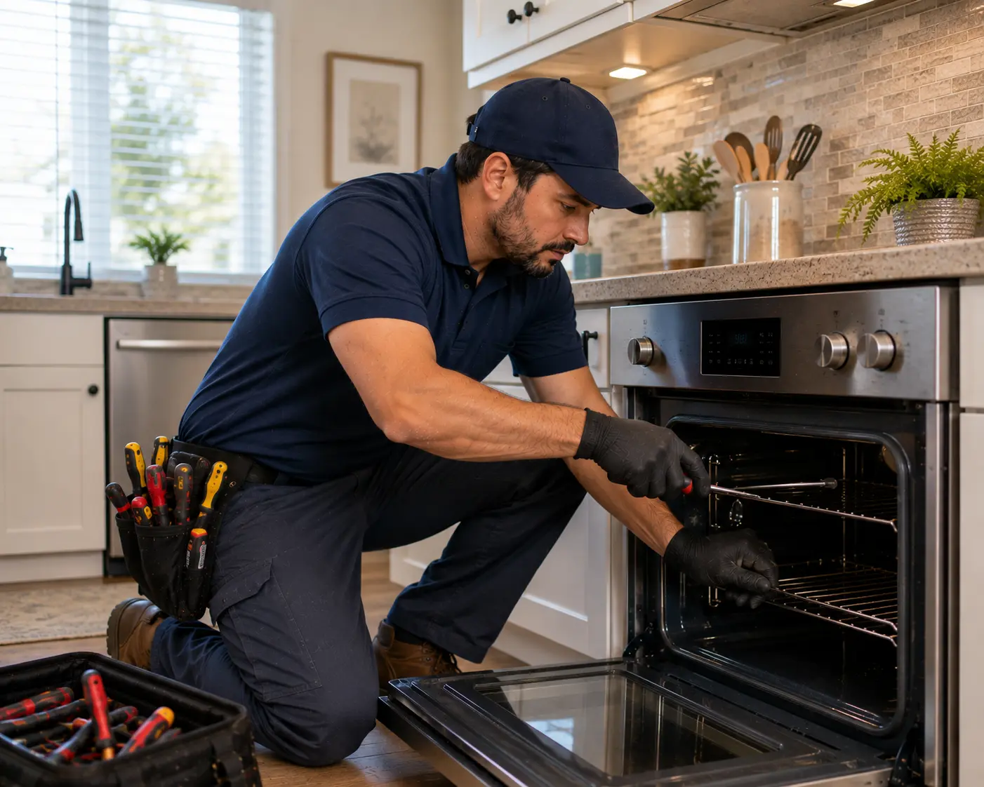 Appliance repair technician working in Indian Beach Sapphire Shores Sarasota