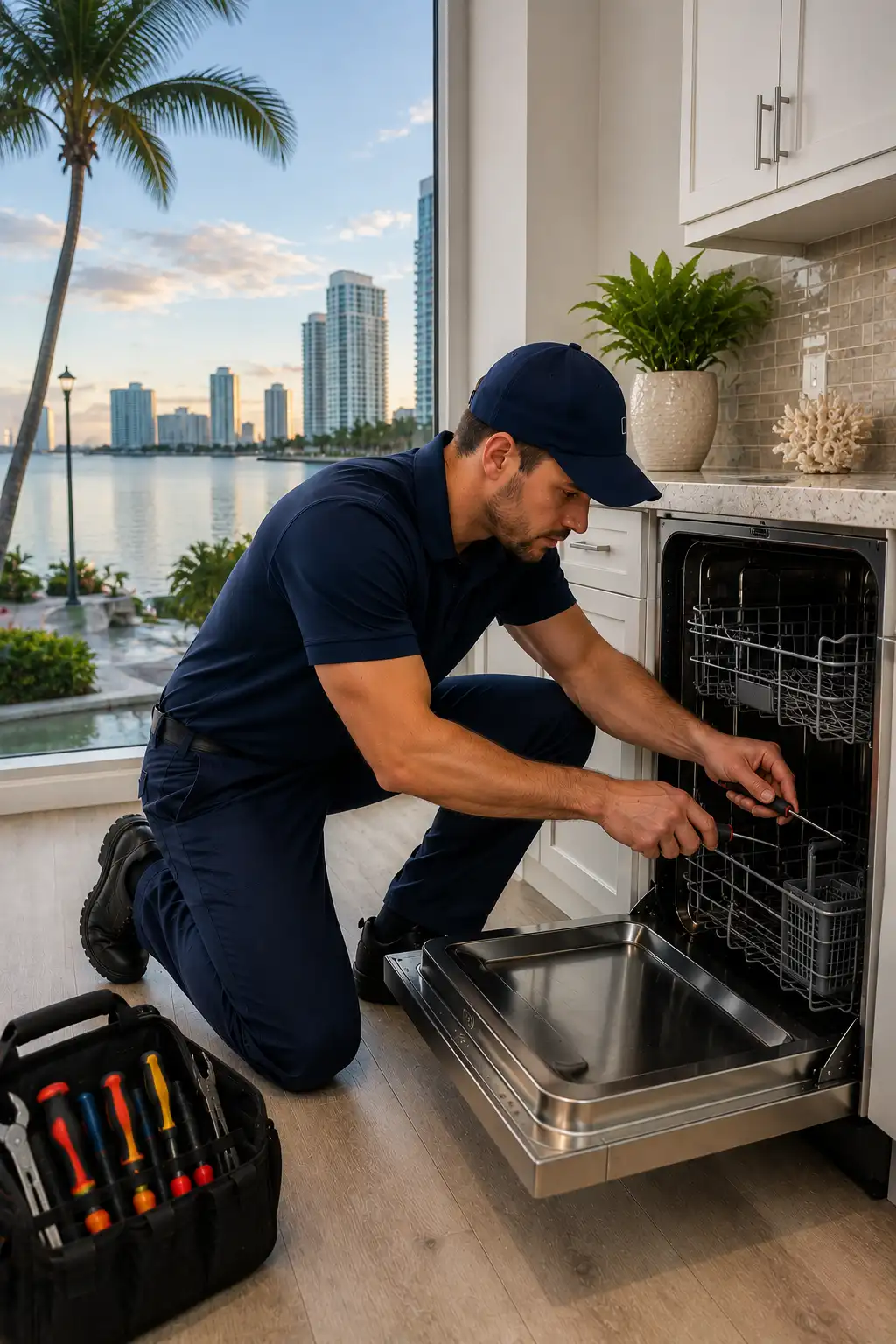 Bayfront condo appliance repair Golden Gate Point Sarasota