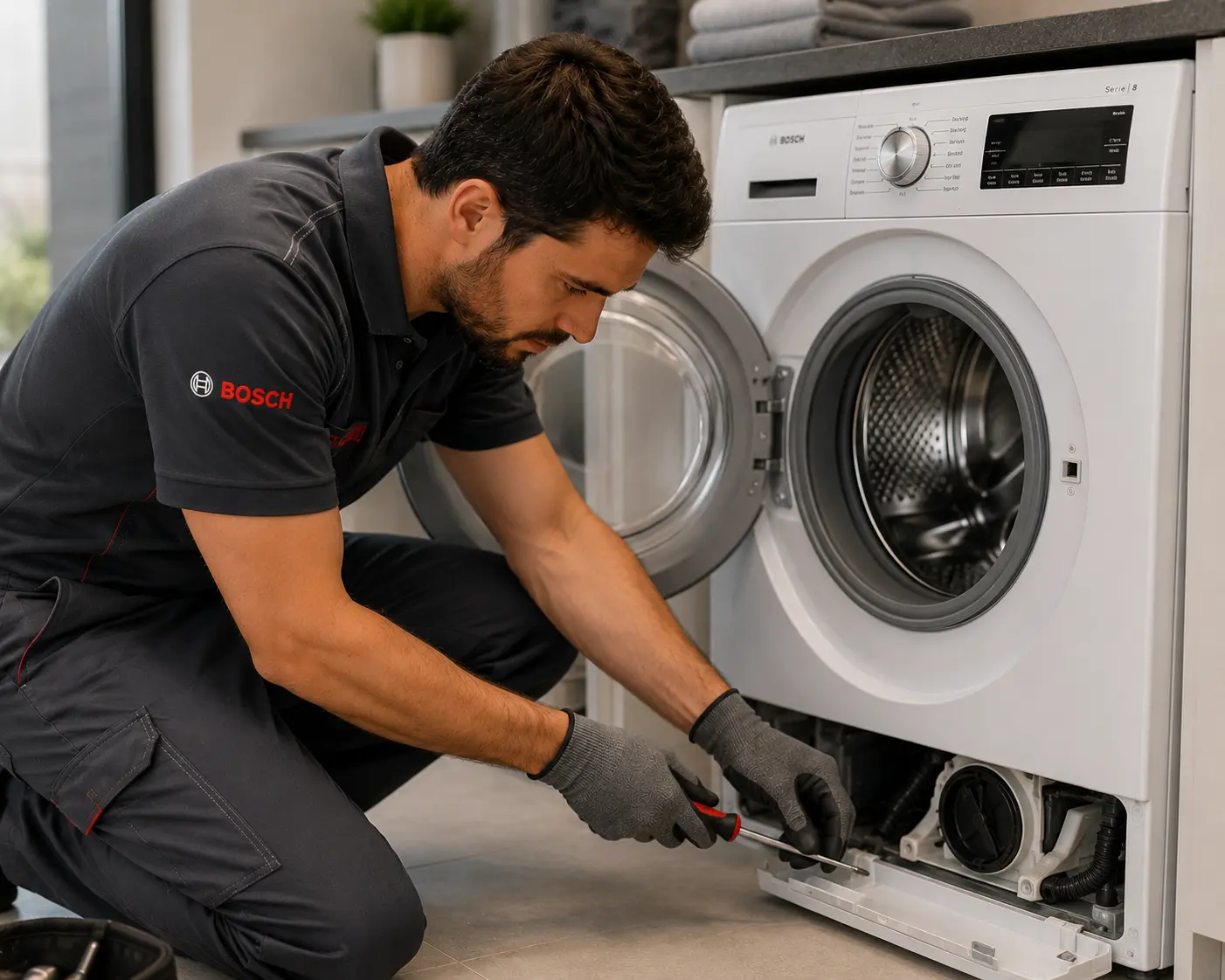 Bosch front load washer repair