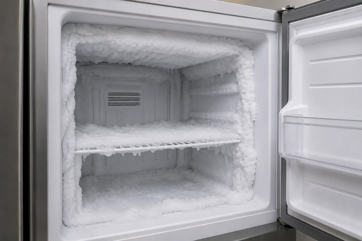 Frost buildup inside freezer repair sarasota