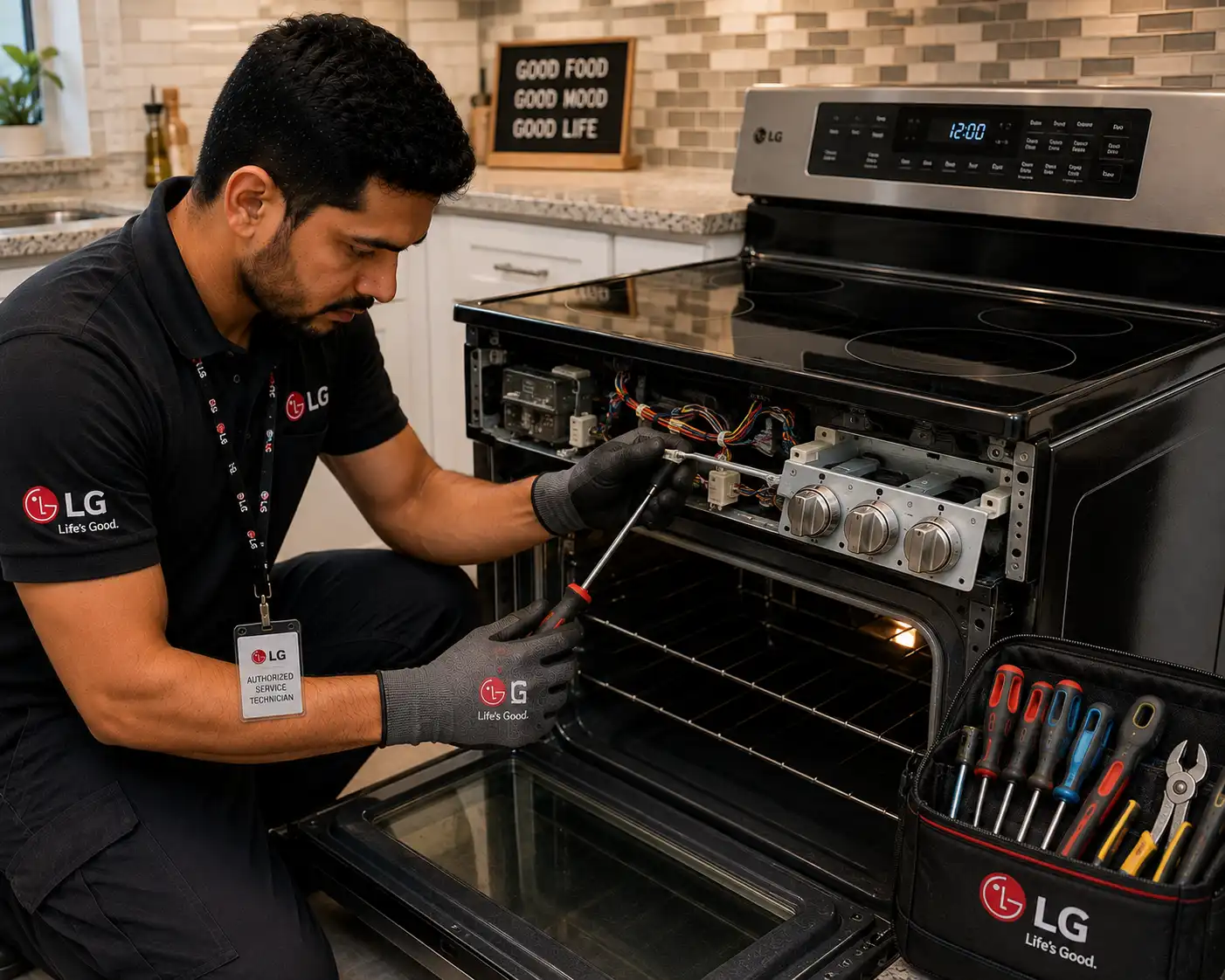 LG range and oven repair Sarasota