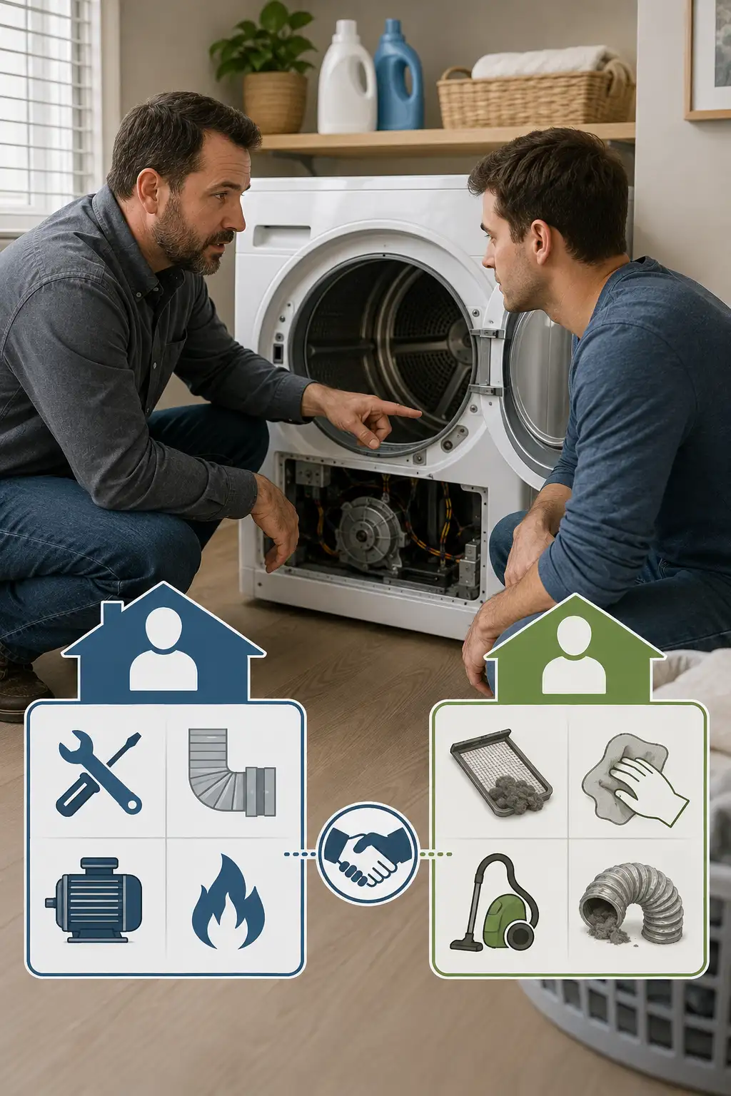 Landlord tenant dryer repair responsibility Sarasota