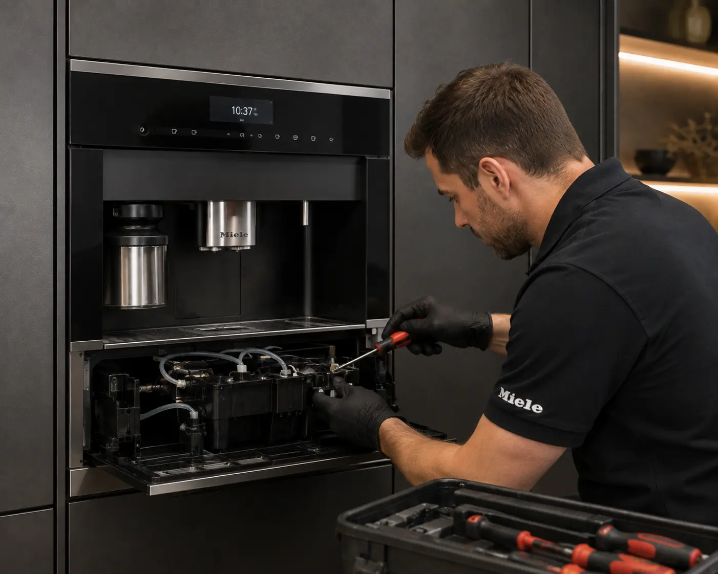 Miele built-in coffee system repair