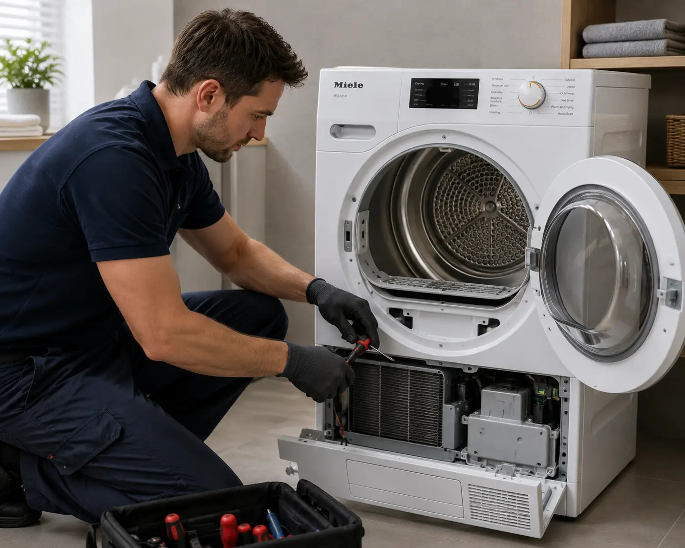 Miele heat pump dryer repair
