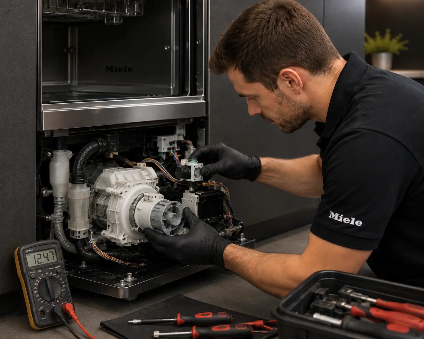 Miele pump and sensor component repair Sarasota