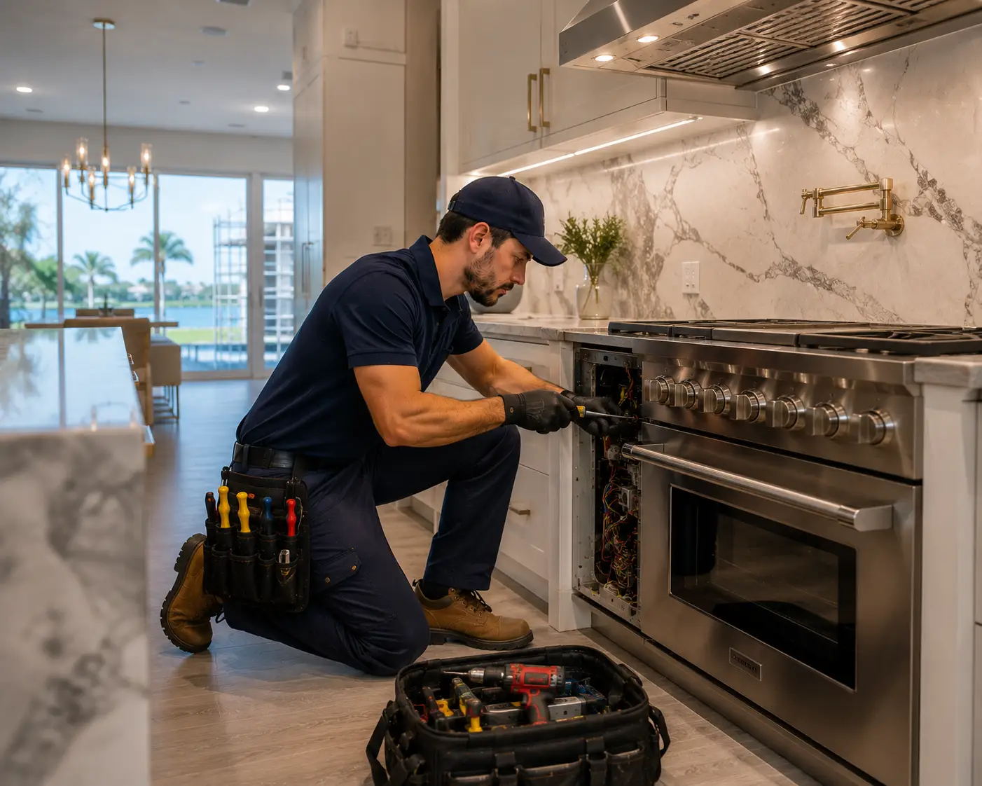 New construction luxury kitchen appliance repair Palmer Ranch