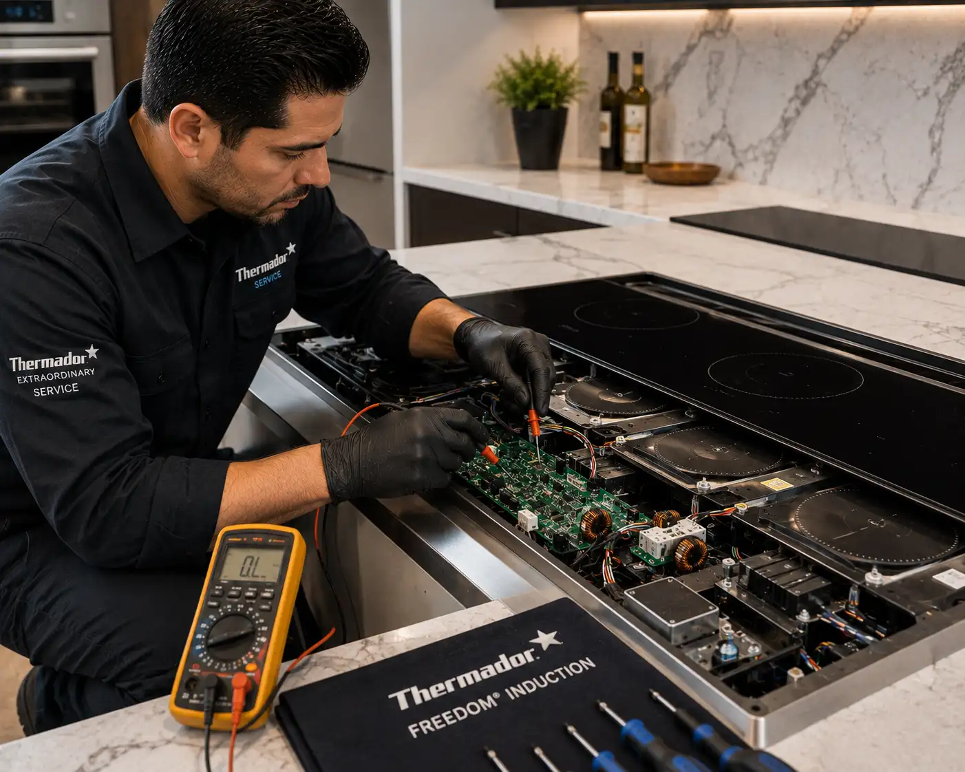 Thermador Freedom induction cooktop repair