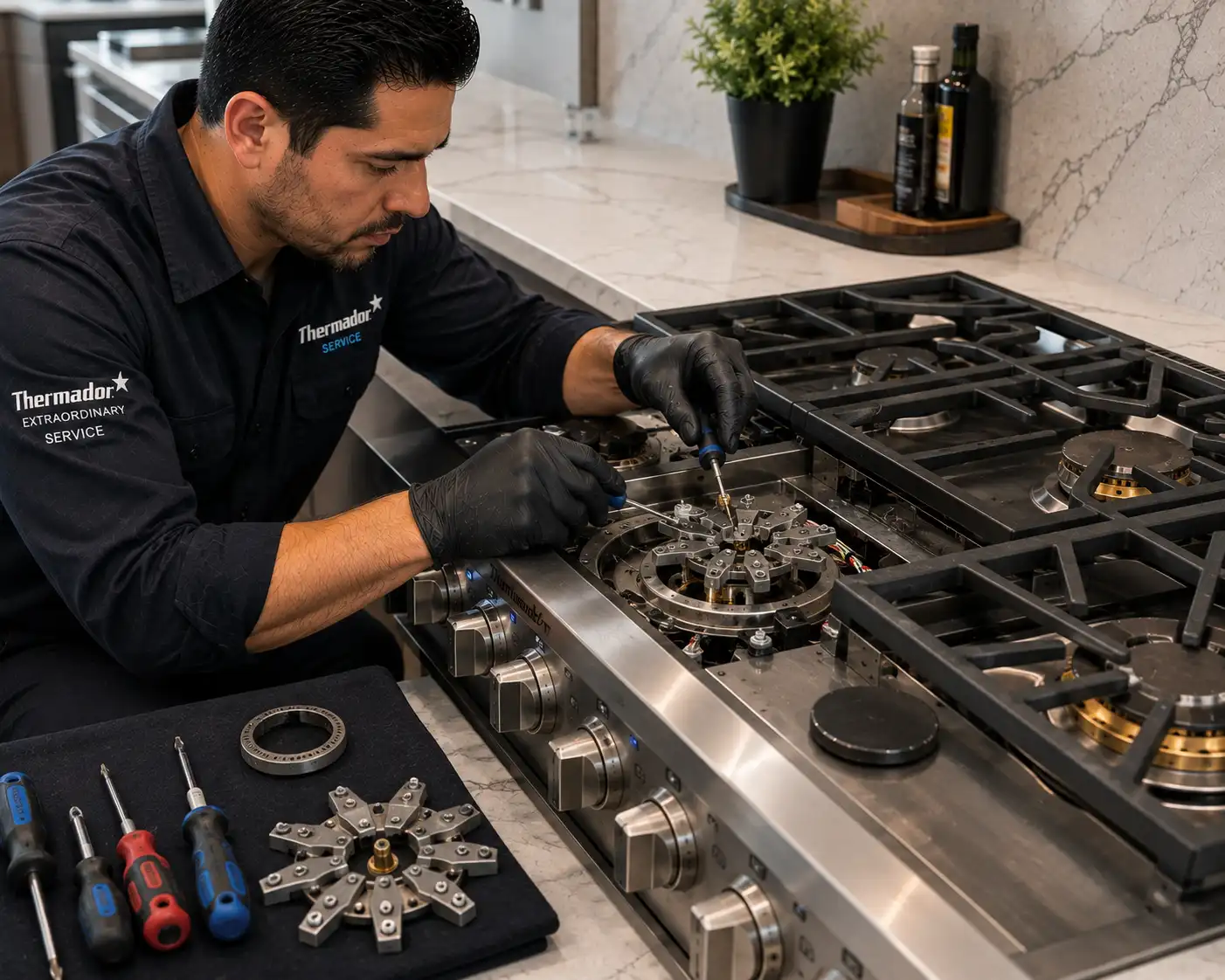Thermador gas cooktop Star Burner repair