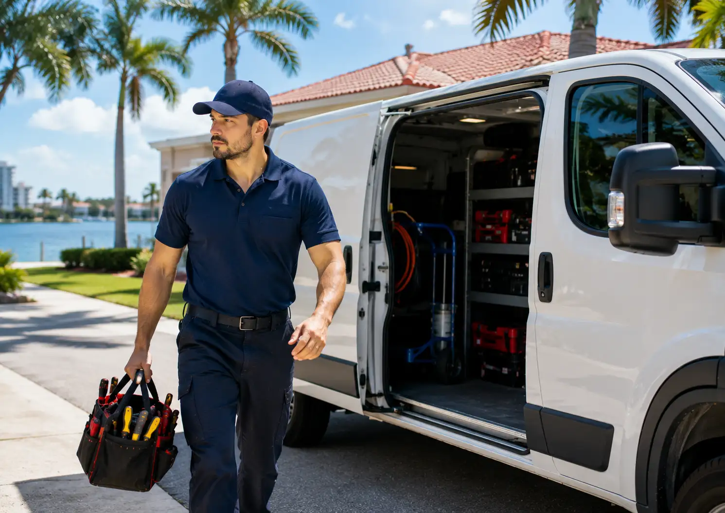 Appliance Repair Sarasota technician van in Sarasota, FL