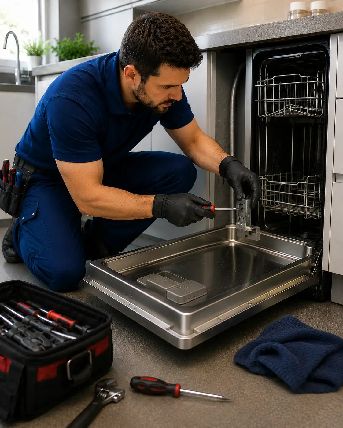 Dishwasher door latch repair Sarasota