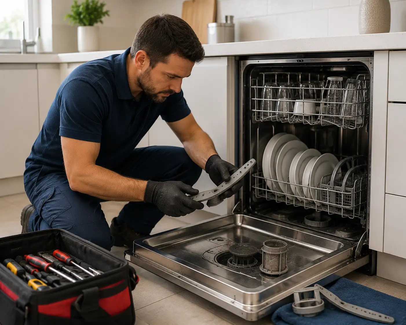 Dishwasher not cleaning repair Sarasota