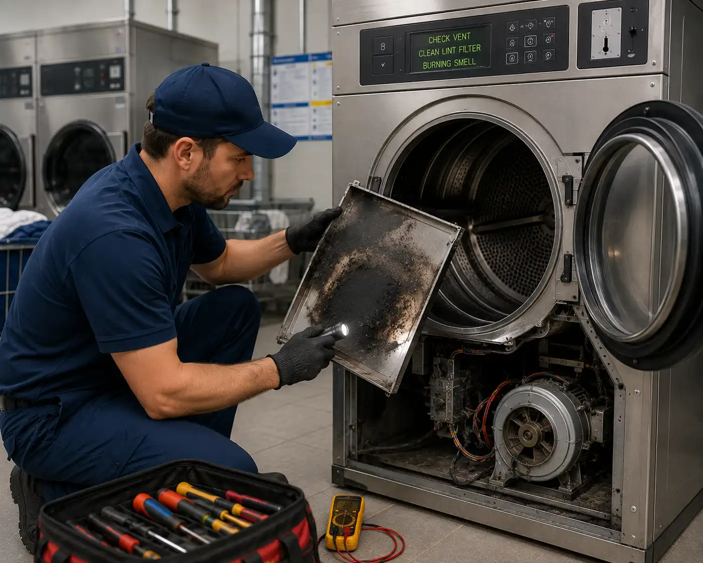 Dryer burning smell repair Sarasota