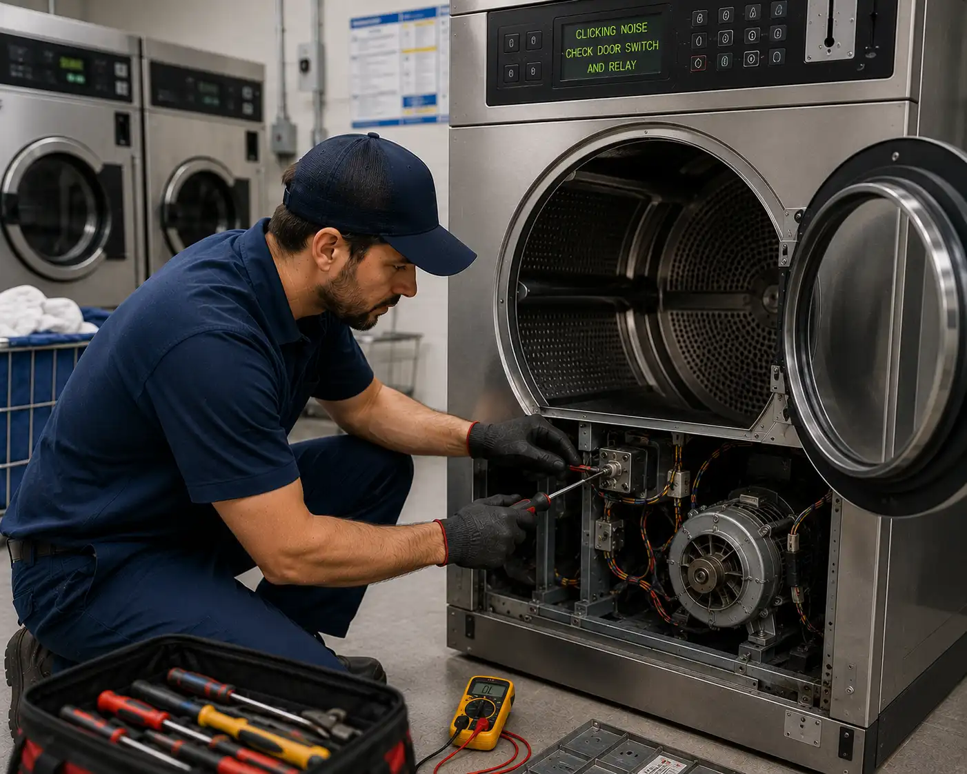 Dryer clicking noise repair Sarasota