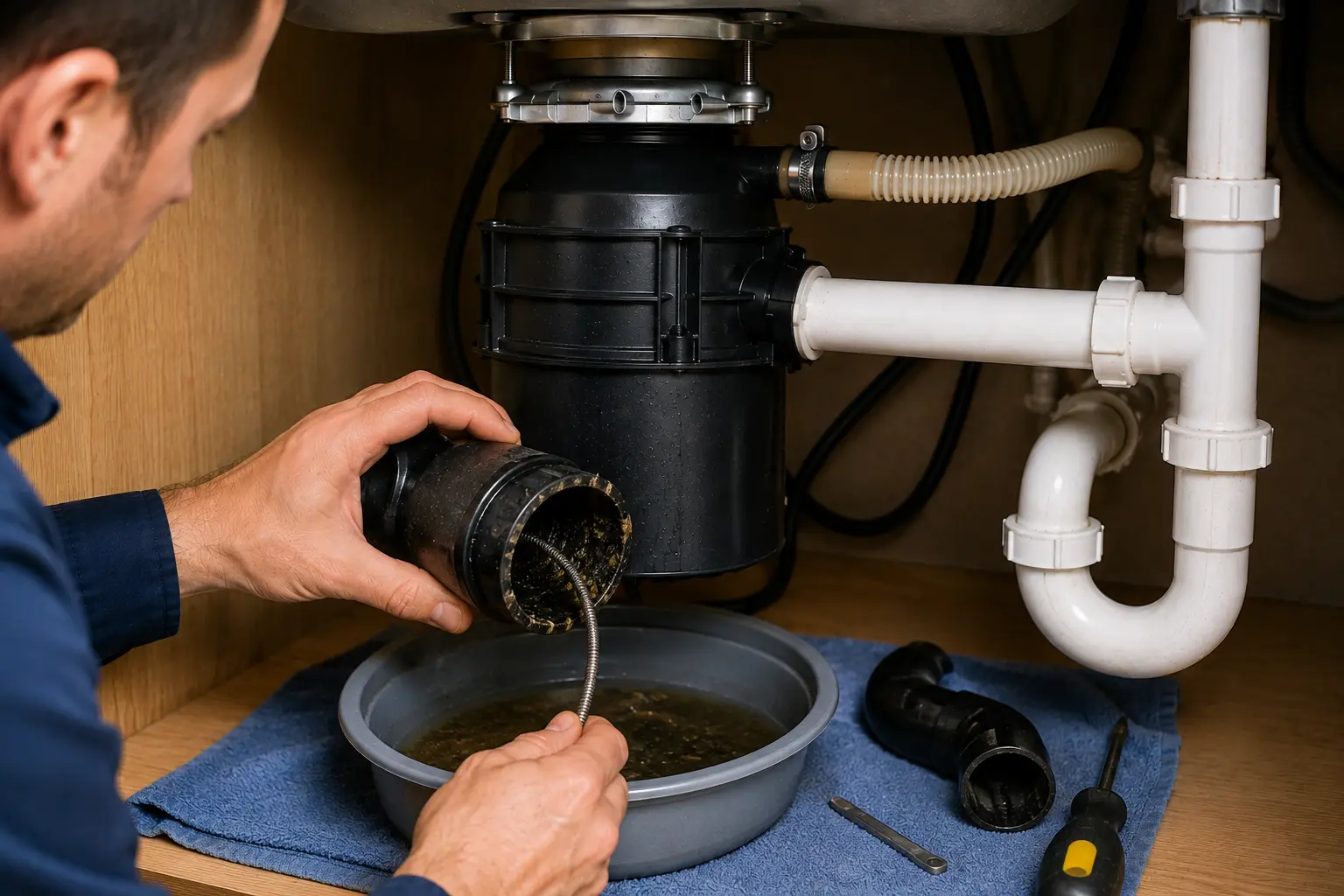 Garbage disposal draining slowly repair Sarasota