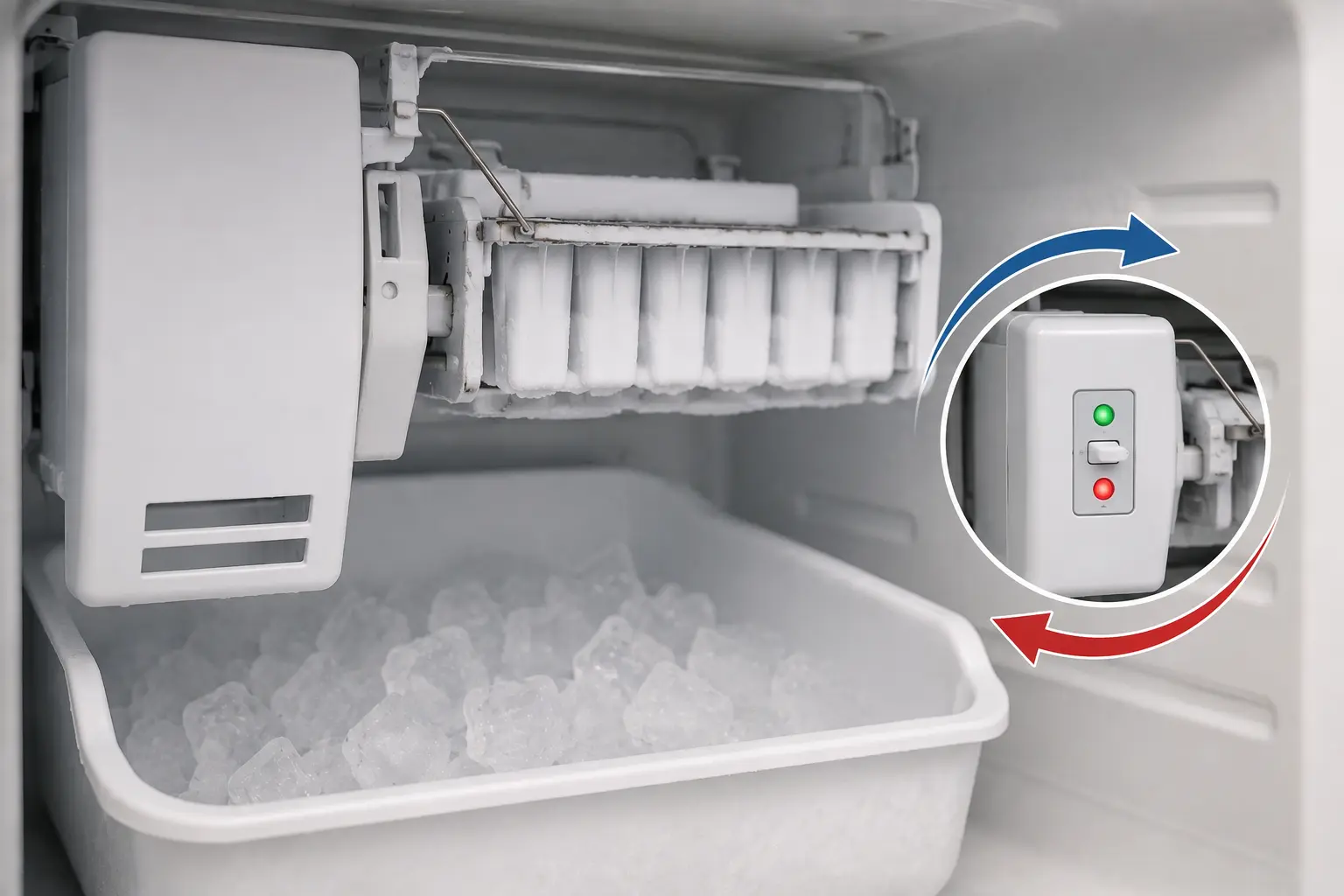 Ice maker cycling on and off