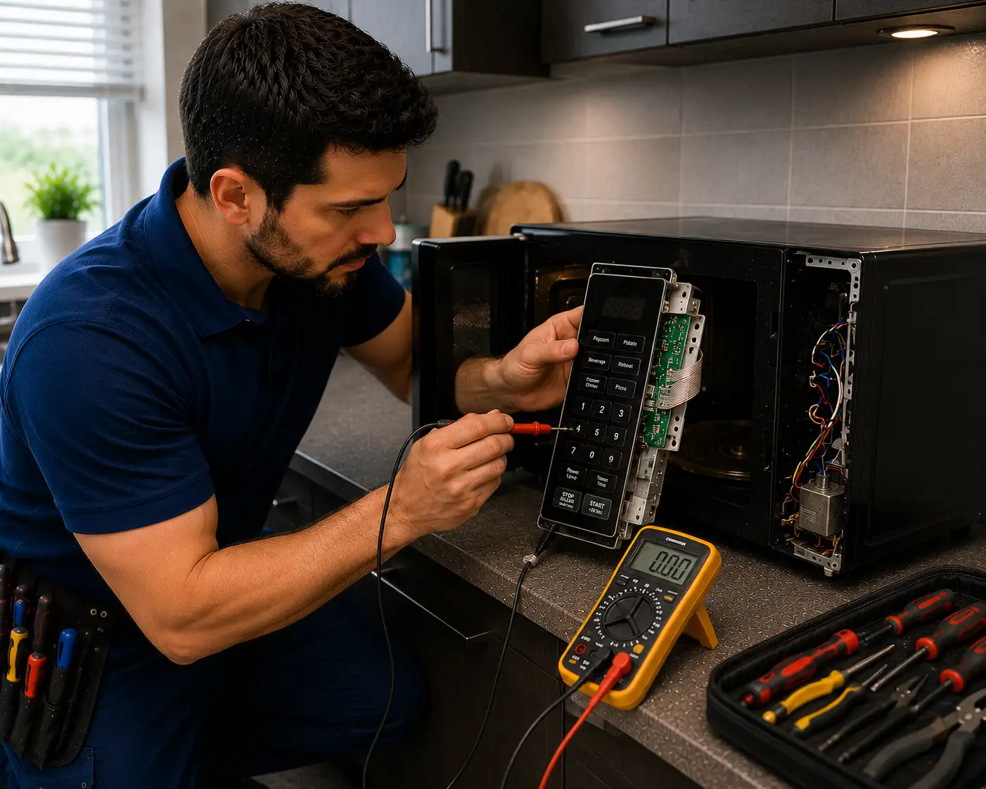 Microwave control panel not responding repair Sarasota