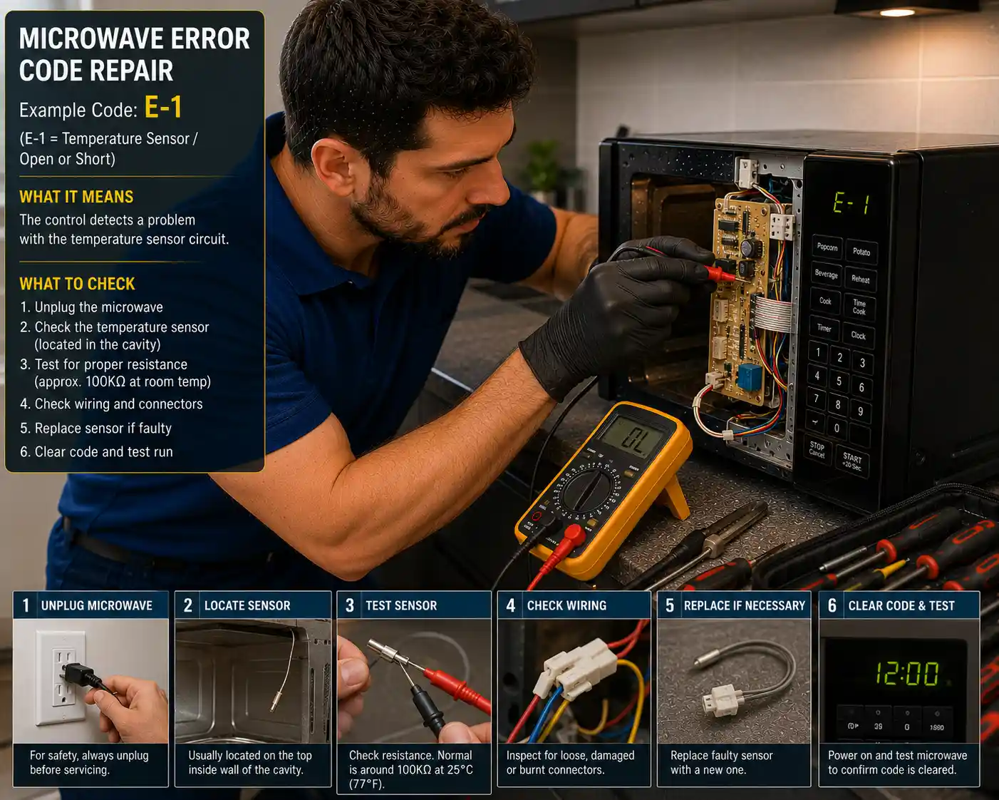 Microwave error code repair Sarasota