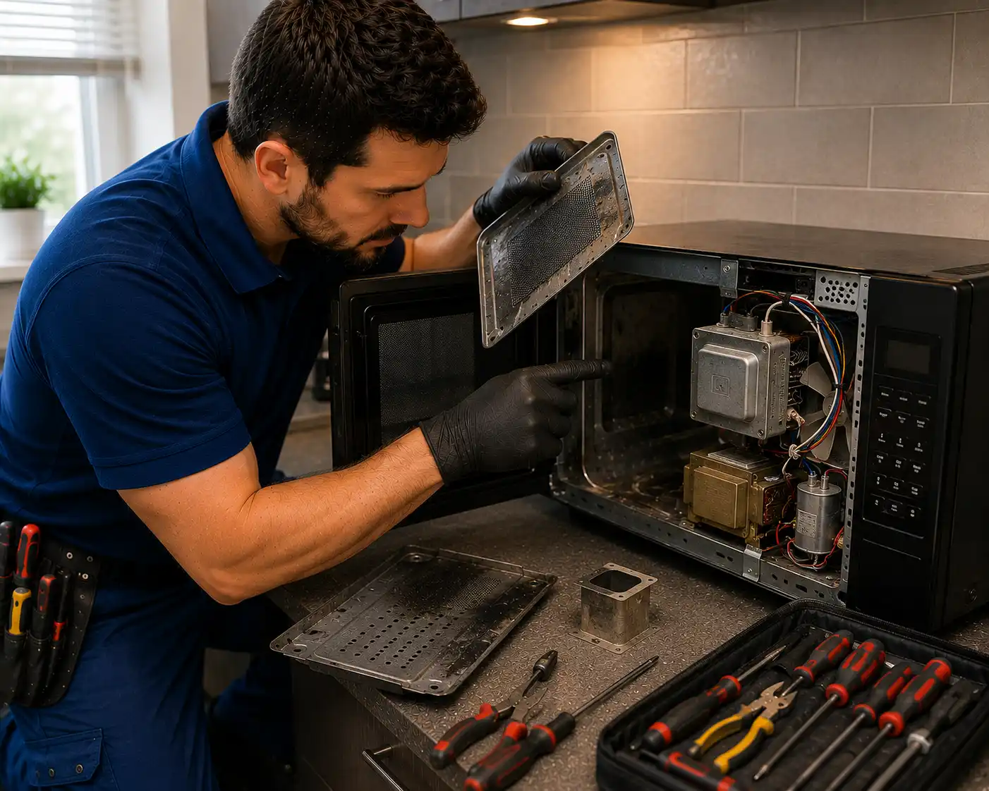 Microwave sparking repair Sarasota