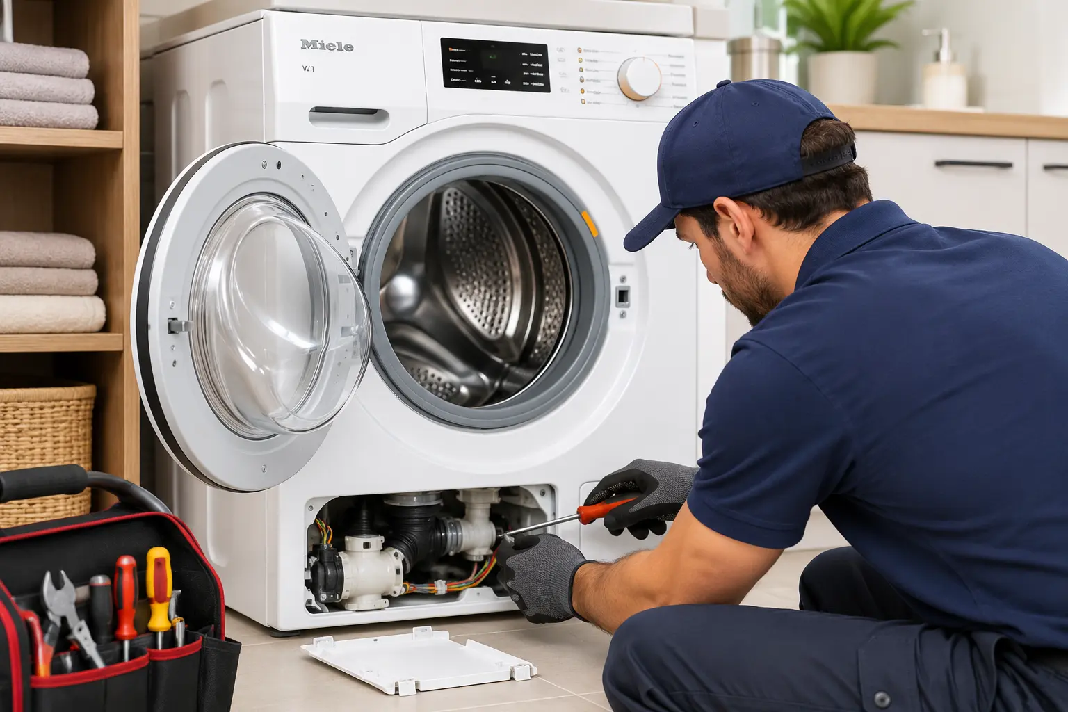 Miele W1 Series washing machine repair