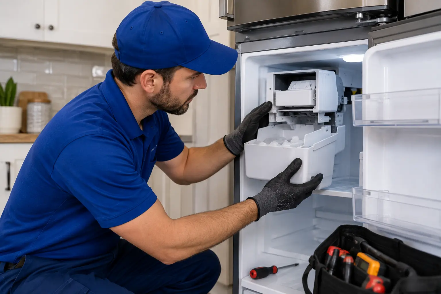 Refrigerator ice maker not making ice