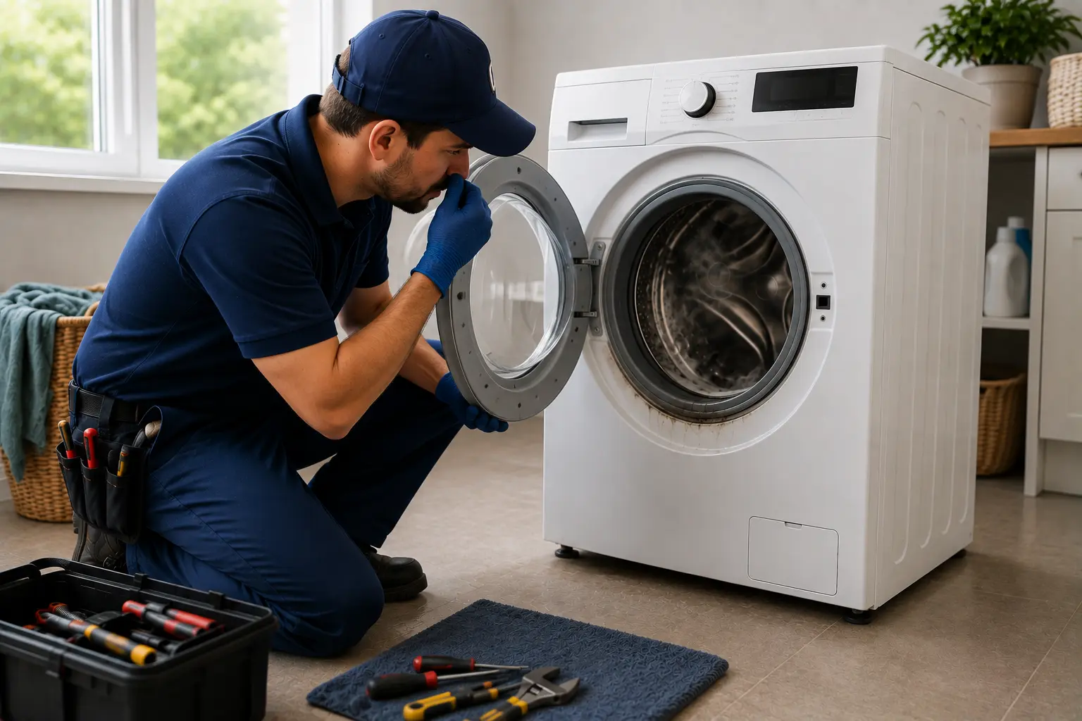 Washer musty smell repair Sarasota