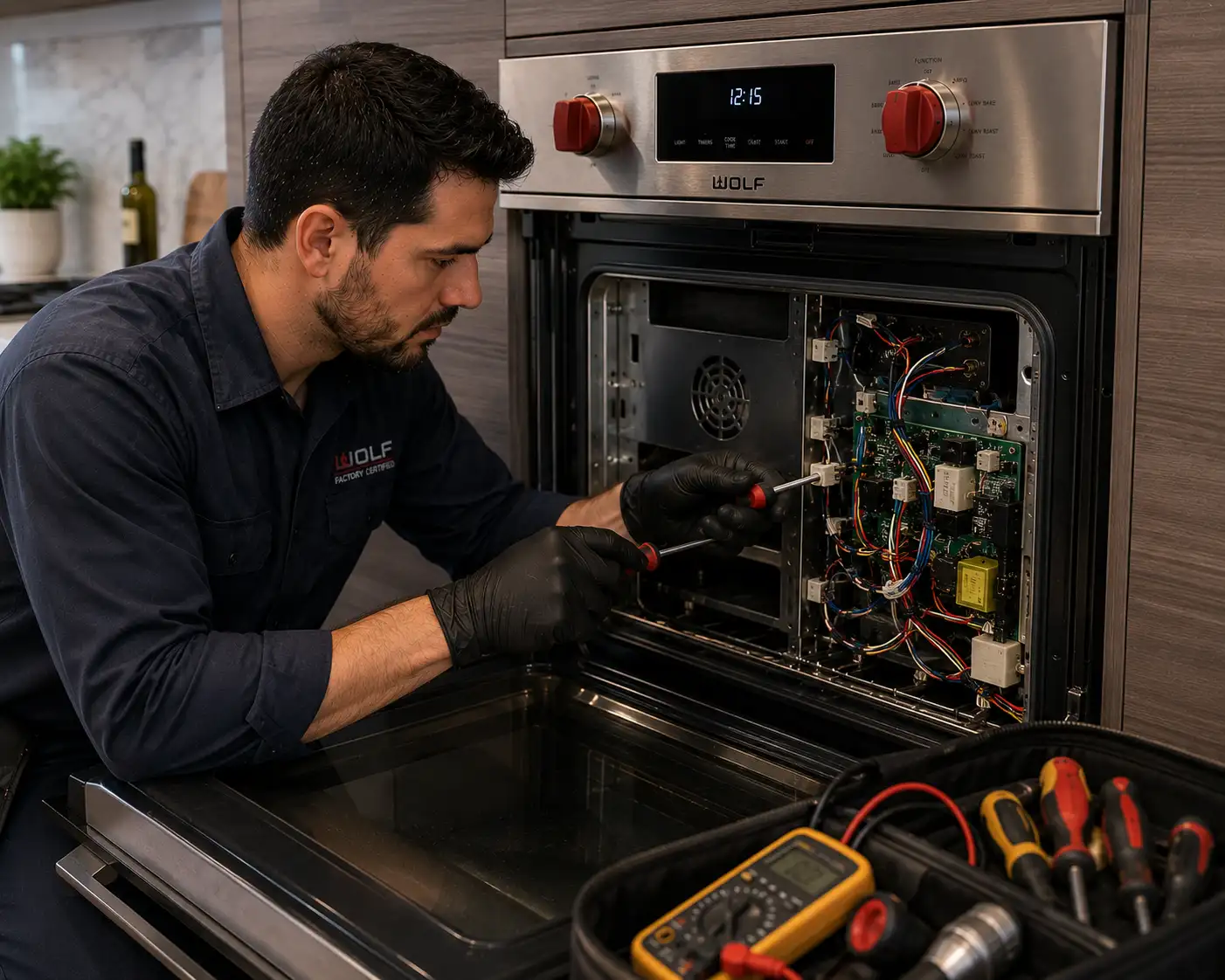 Wolf built-in wall oven repair