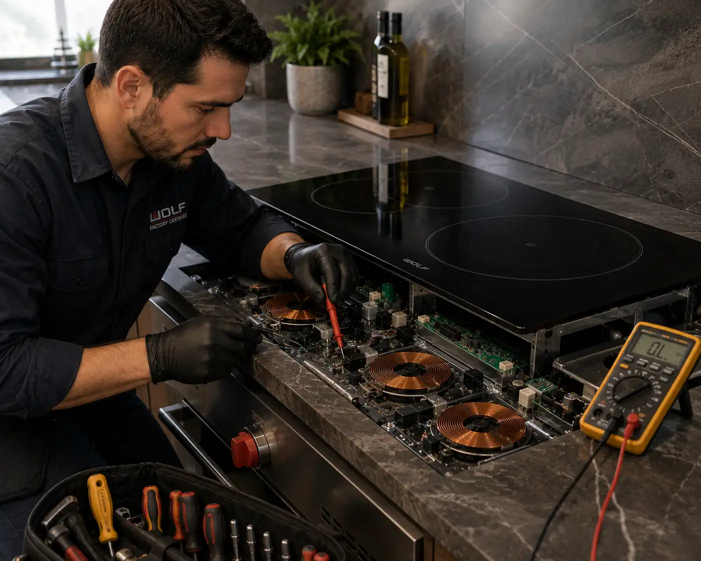 Wolf induction cooktop repair